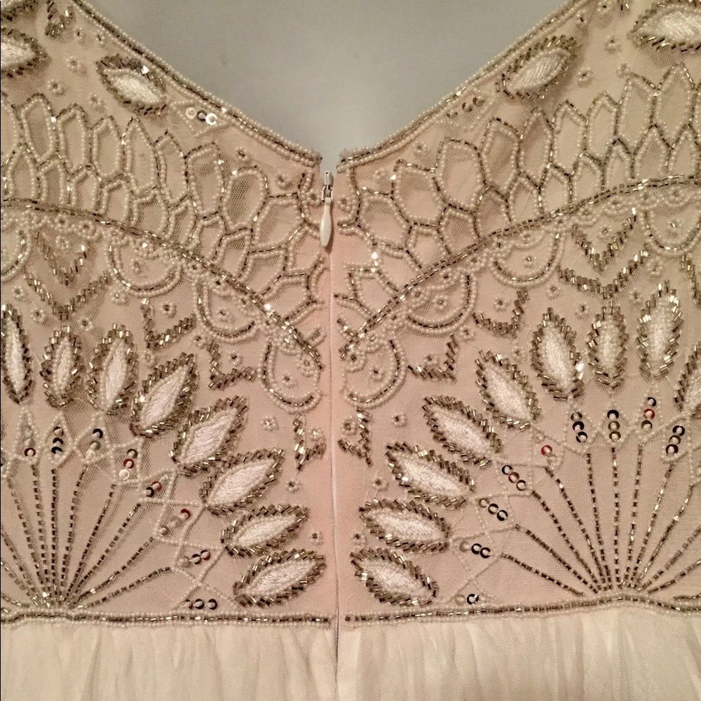 Adrianna Papell BHLDN Violetta 14 Beaded Gown NWT - Picture 2 of 6